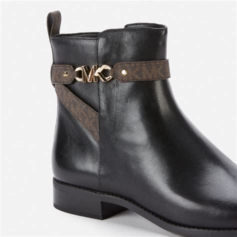 michael kors farrah boot|Michael Kors Farrah Flat Bootie Black 6 M .